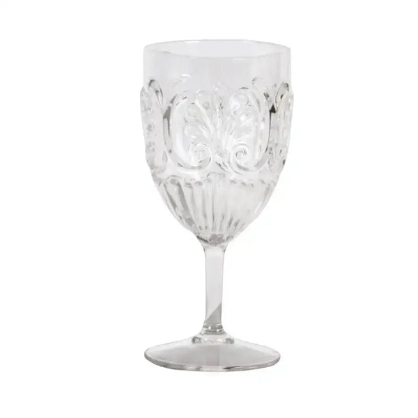 Flemington Acrylic Wine Glass - Clear | House of Dudley
