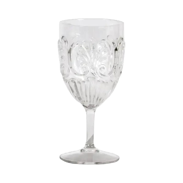 Flemington acrylic wine glass in clear