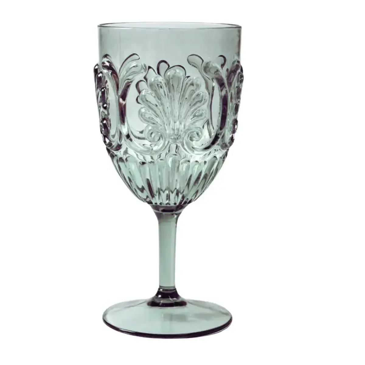 Flemington Acrylic Wine Glass - Sage Green | House of Dudley