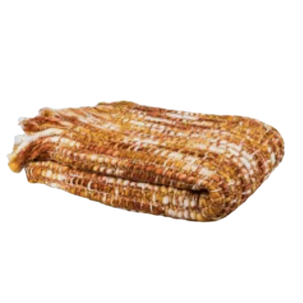 Galet Throw - Rust-Clay | House of Dudley