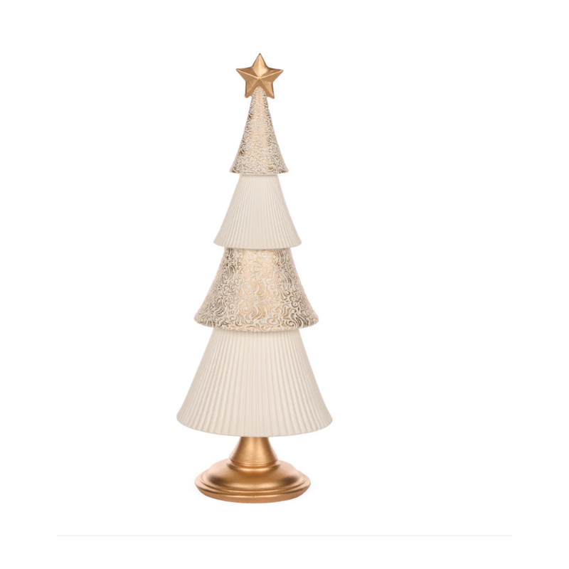 Gold and Ivory Layered Tree 41cm | House of Dudley