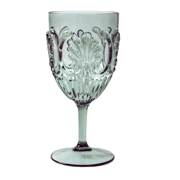 Flemington Acrylic Wine Glass - Sage Green