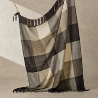 Thumbnail for Harriet throw in coal, 170 x 130cm