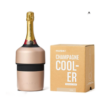 Thumbnail for Champagne bottle with a cooler and its packaging on a white background