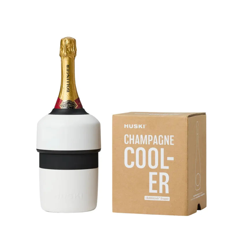 Huski Champagne Cooler White insulated – gift for entertaining Australia – House of Dudley Adelaide