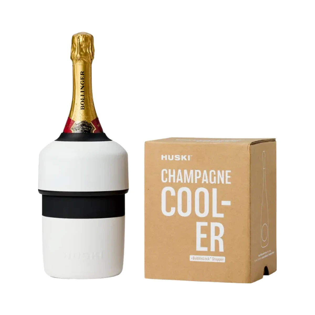 Huski insulated champagne cooler in white
