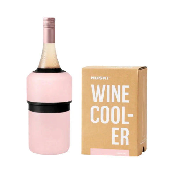 Huski insulated wine cooler in pink