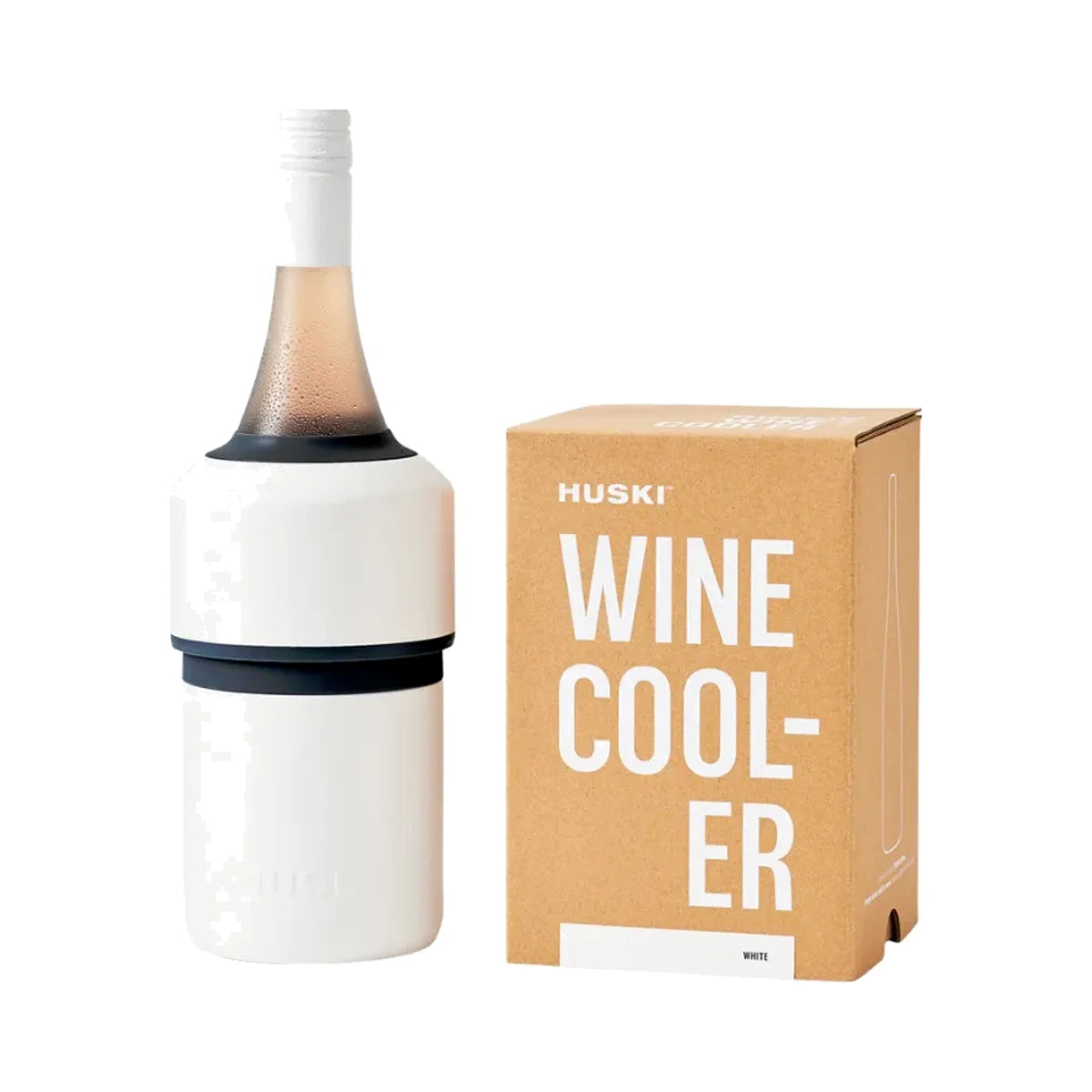Huski insulated wine cooler in white