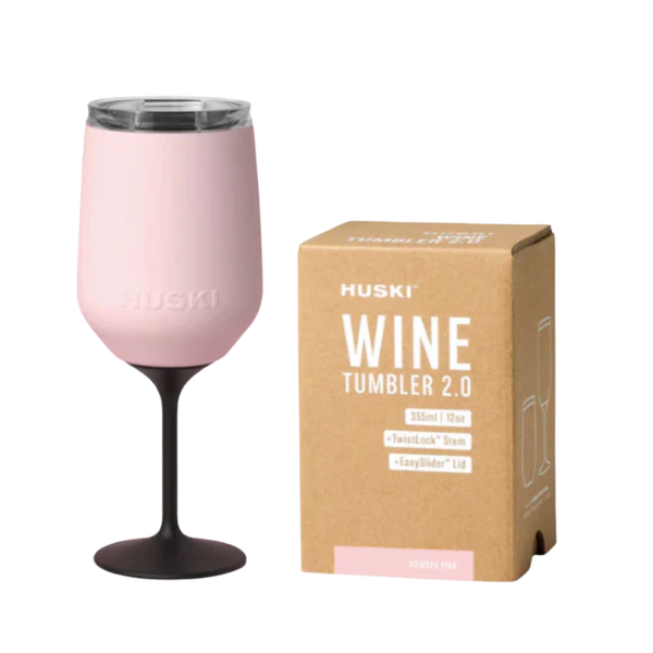 HUSKI Wine Tumbler – Pink