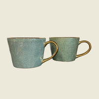 Thumbnail for Coffee for Two Bundle – Ariel Mugs in Jade & Peacock