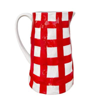 Thumbnail for Noss & Co Red Gingham Jug from House of Dudley
