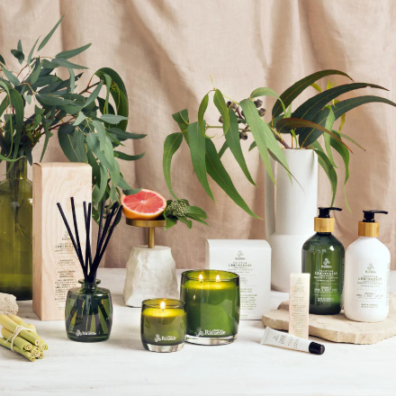 Lemongrass, Lemon Myrtle, Grapefruit & Eucalyptus - Scented Soy Candle - 140gm - Calm Therapy by Urban Rituelle