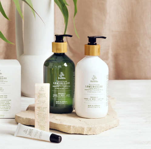Lemongrass, Lemon Myrtle, Grapefruit & Eucalyptus - Organic Hand & Body Lotion- Calm Therapy by Urban Rituelle