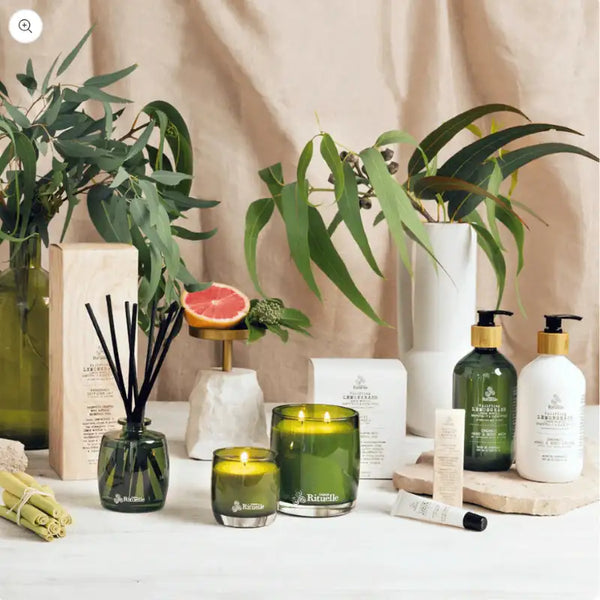 Lemongrass, Lemon Myrtle, Grapefruit & Eucalyptus - Scented Soy Candle - 140gm - Calm Therapy by Urban Rituelle