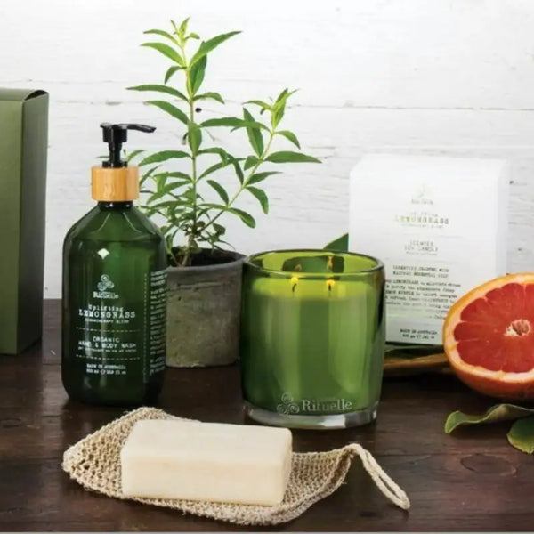 Lemongrass, Lemon Myrtle, Grapefruit & Eucalyptus Reed Diffuser – Calm Therapy by Urban Rituelle