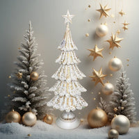 Thumbnail for Lune Christmas Tree – Ivory Metal from House of Dudley