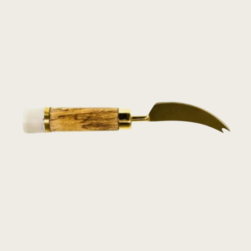 Marble & Acacia Wood Cheese Knife