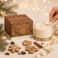 Thumbnail for Meeraboo Christmas Gold Lid Soy Candle – 330g