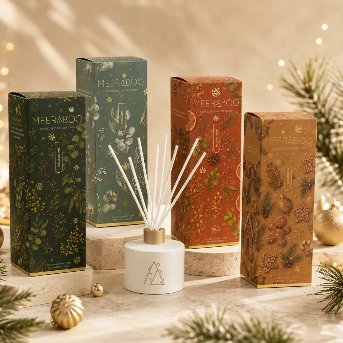 Meeraboo Christmas Reed Diffuser – 200ml