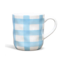 Thumbnail for Noss & Co Cornflower Blue Gingham Mug from House of Dudley