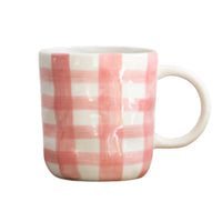 Thumbnail for Noss & Co Pink Gingham Mug from House of Dudley