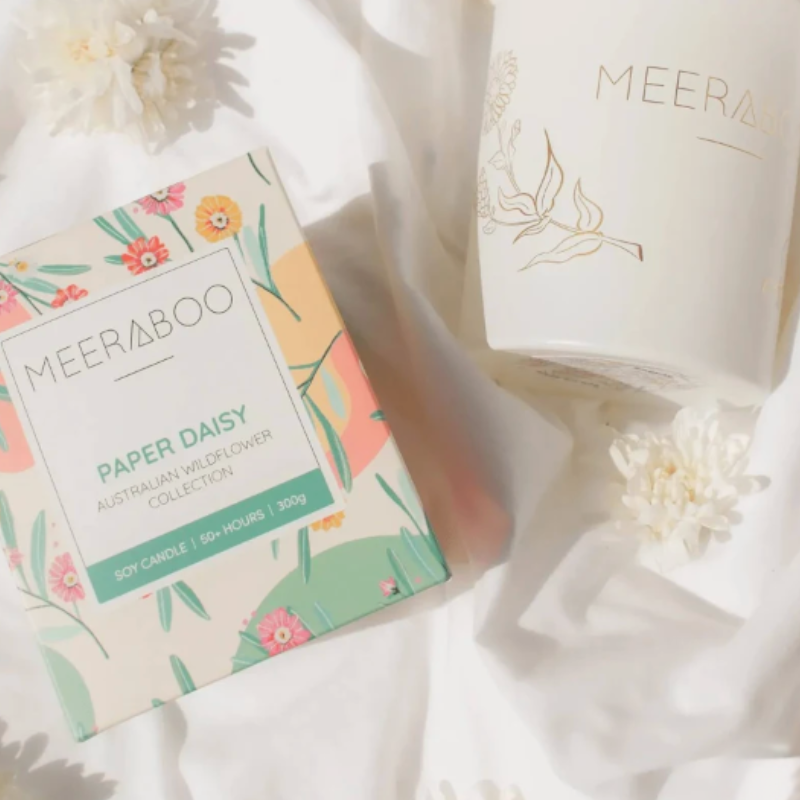 Boxed Soy Candle - Paper Daisy