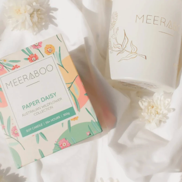 Boxed Soy Candle - Paper Daisy