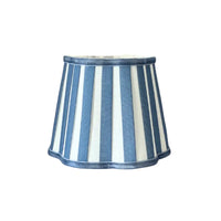 Thumbnail for Ocean Blue Stripe Scallop Lamp Shade from House of Dudley
