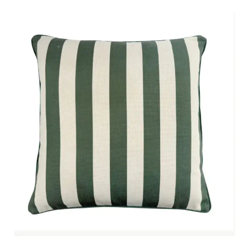 Outdoor Green Stripe Cushion