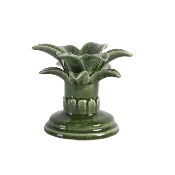 Palm Candlestick Holder – Green from House of Dudley