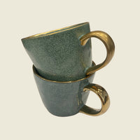 Thumbnail for Coffee for Two Bundle – Ariel Mugs in Jade & Peacock