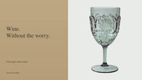 Flemington Acrylic Wine Glass – Sage Green