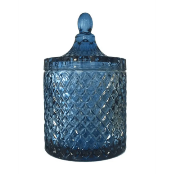 Mid-Night Blue Trinket Jar - Large – High quality House of Dudley homewares