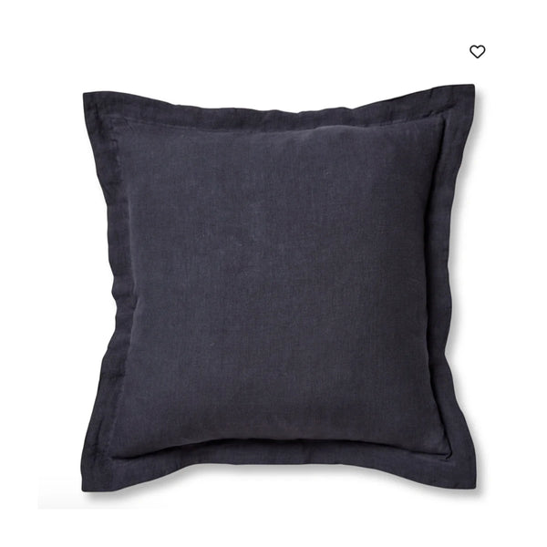Riley Blue Linen Cushion 55cm