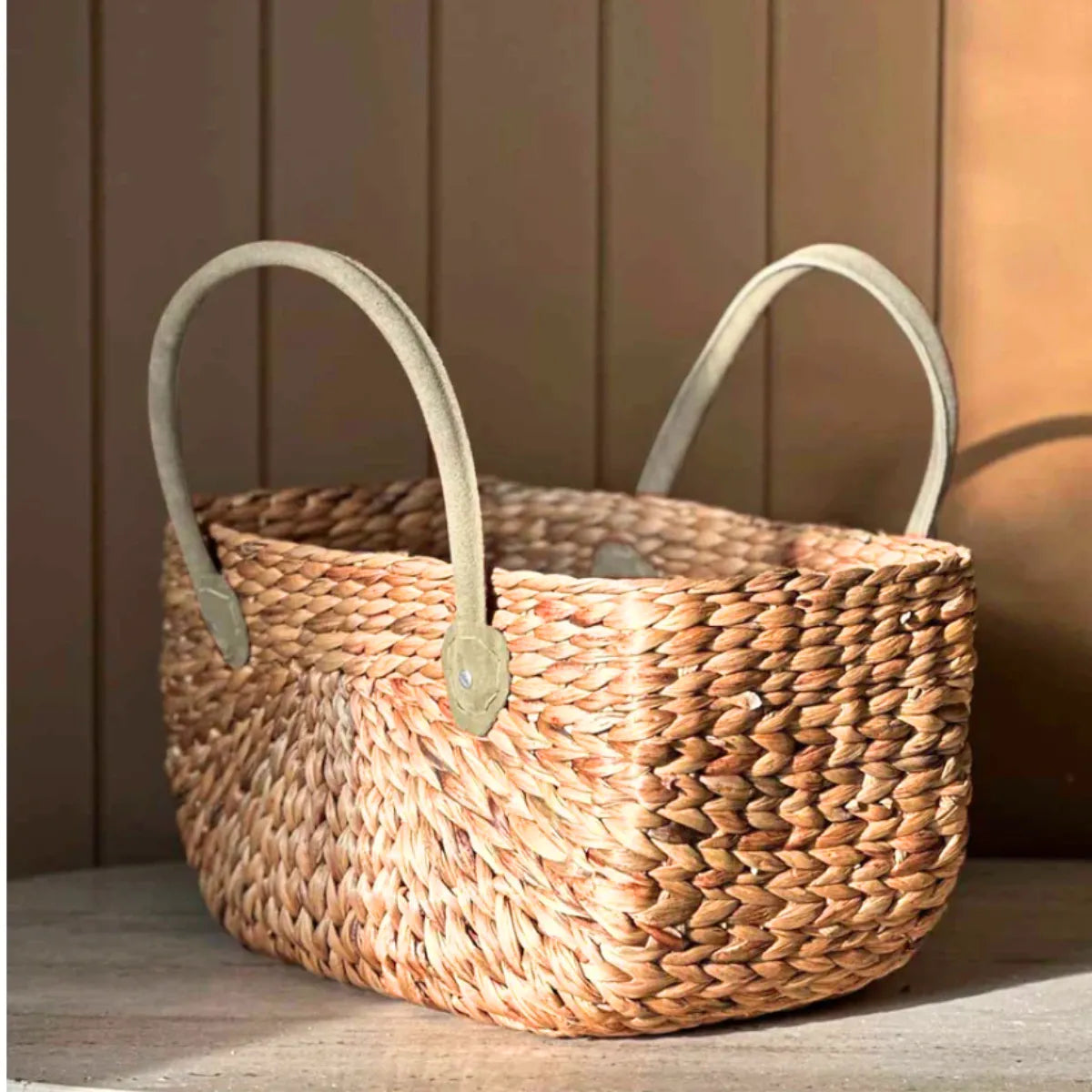 Robert Gordon Harvest Basket sage large – ceramic woven basket gift Australia – House of Dudley Adelaide