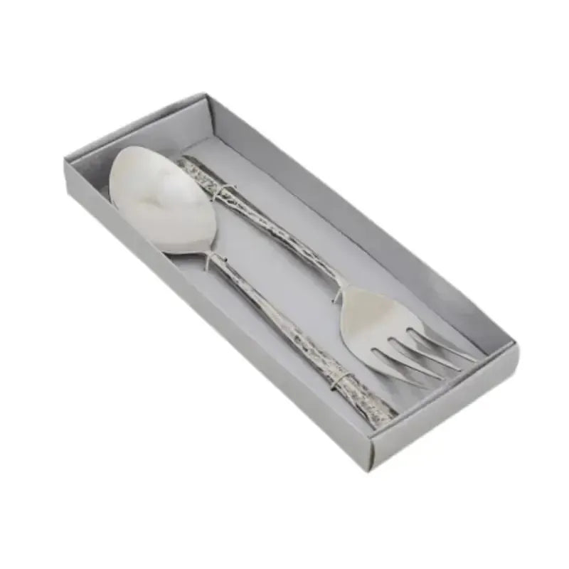 Set of 2 Classic Stainless Steel Salad Servers | House of Dudley