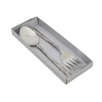 Thumbnail for Classic stainless steel salad servers set of two – House of Dudley Adelaide boutique homewares