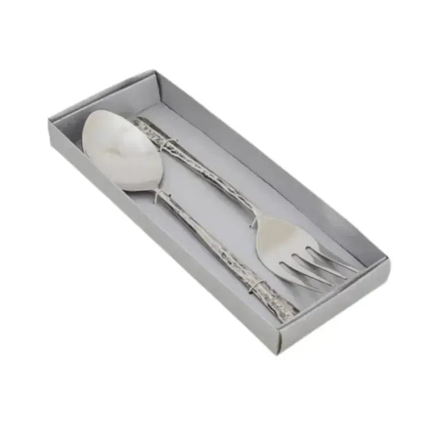 Set of 2 Classic Stainless Steel Salad Servers | House of Dudley
