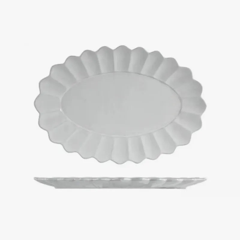 Scalloped Oval Plate | House of Dudley