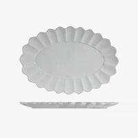 Thumbnail for Scalloped Oval Plate | House of Dudley