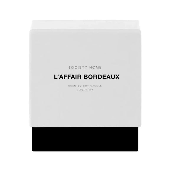 SH Scented Soy Candle - L'Affair Bordeaux – Create a calm ambience | House of Dudley