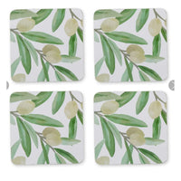 Thumbnail for Sicilian Olive Coaster Set of 4