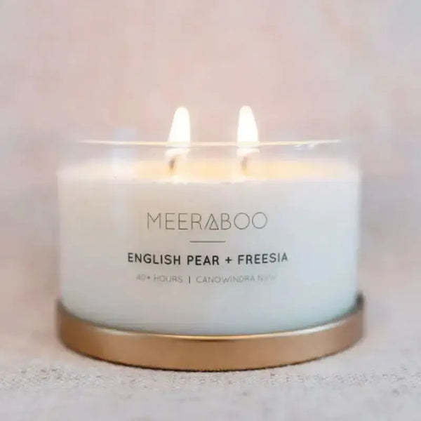 Soy Candle - English Pear + Freesia | House of Dudley