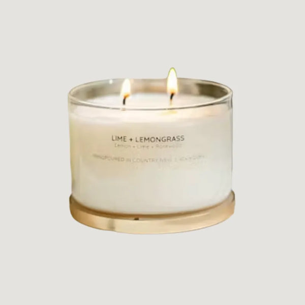 Meeraboo Lime + Lemongrass Soy Candle from House of Dudley