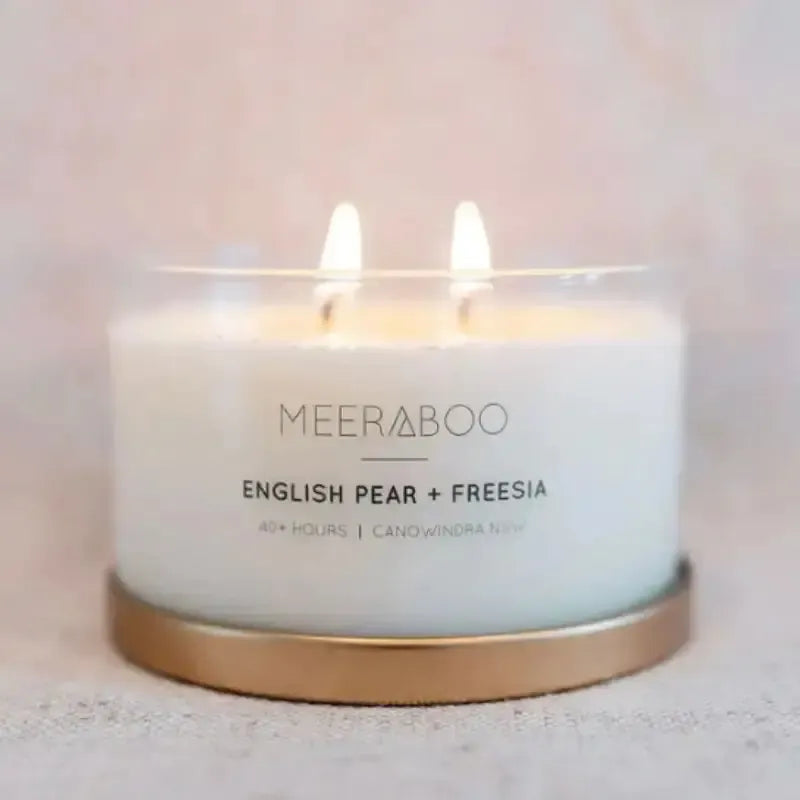 Soy Candle - English Pear + Freesia | House of Dudley