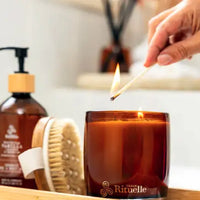 Thumbnail for FL Vanilla, Lavender & Geranium - Scented Soy Candle - 140gm