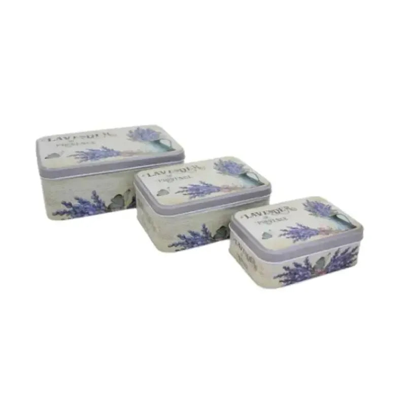 Lavender Storage Tins - Rectangle | House of Dudley