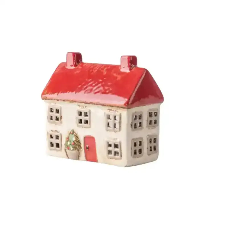 Tea Light Christmas Cottage Stone | House of Dudley