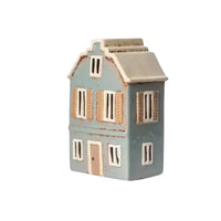 Thumbnail for Tea Light House – with Shutters Blue | House of Dudley