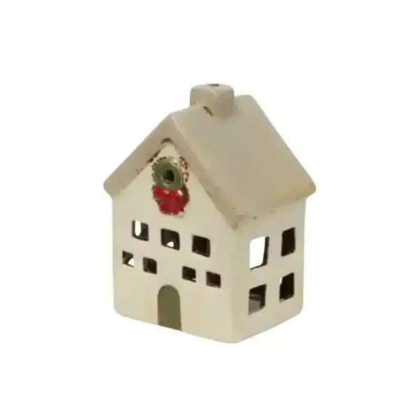 Tea Light Christmas Villa – Stone | House of Dudley